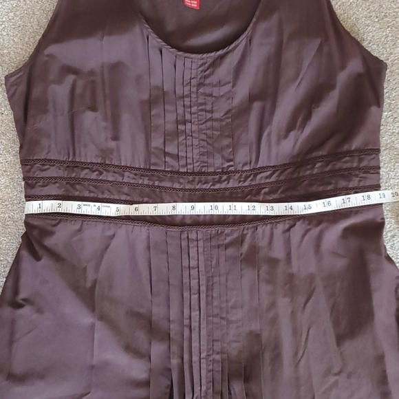 Brown tea length dress - Picture 5 of 8